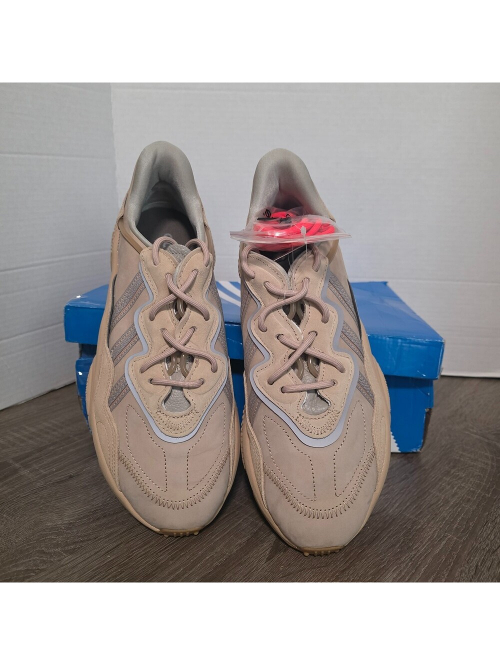 Adidas Originals Ozweego Pale Nude Beige EE6462 Chunky Retro Sneakers Men's 9